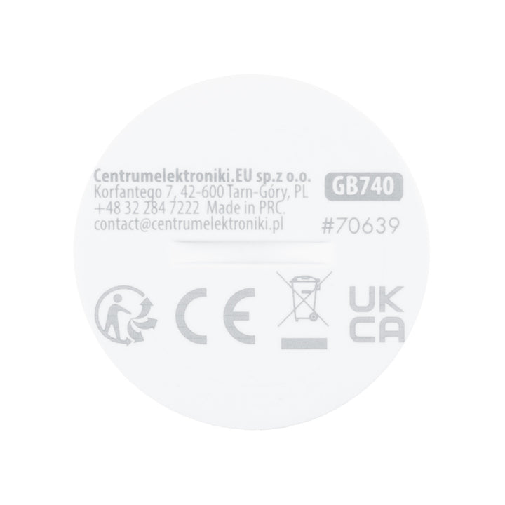 Tuya GreenBlue Zigbee Wireless Motion Sensor, Android/iOS, CR2450 DC 3.0V, 120° detection angle / up to 8 m, GB740