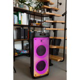 Blaupunkt Party Box speaker, LED lighting, Bluetooth, USB and AUX, FM radio, karaoke function, remote control, PB08DB