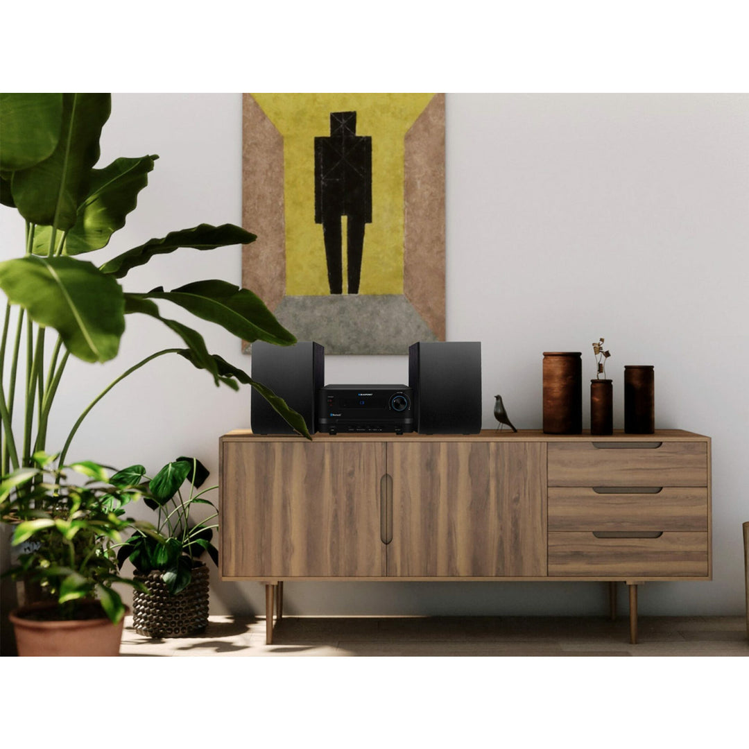 Blaupunkt micro system, 45W power, FM radio, AUX socket and USB connector, Bluetooth, MS14BT