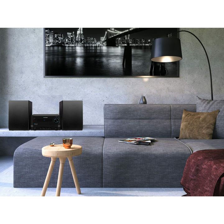 Blaupunkt micro system, 45W power, FM radio, AUX socket and USB connector, Bluetooth, MS14BT