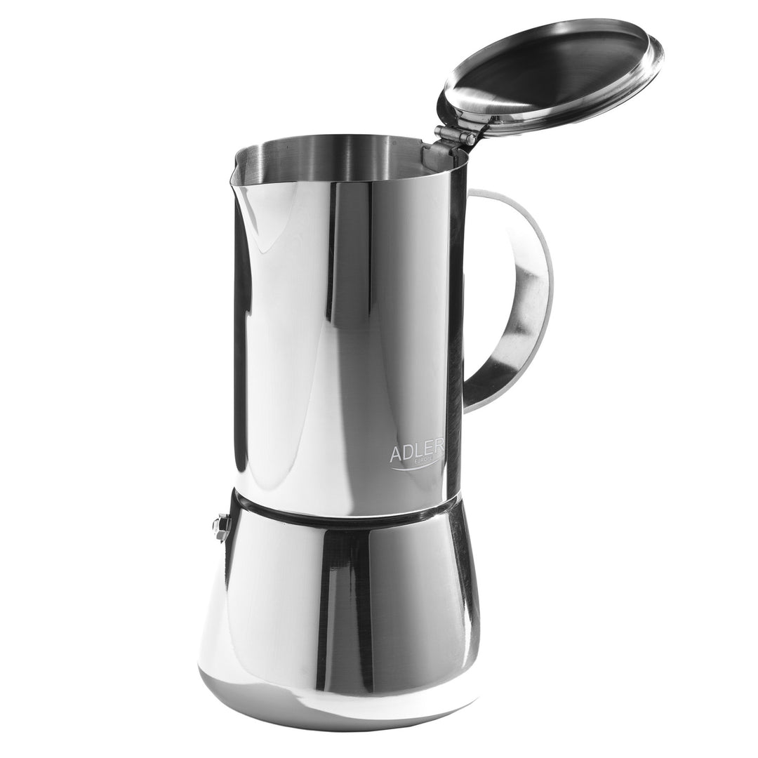 Adler coffee maker, espresso coffee maker, capacity 620 ml, silver steel color, AD 4417