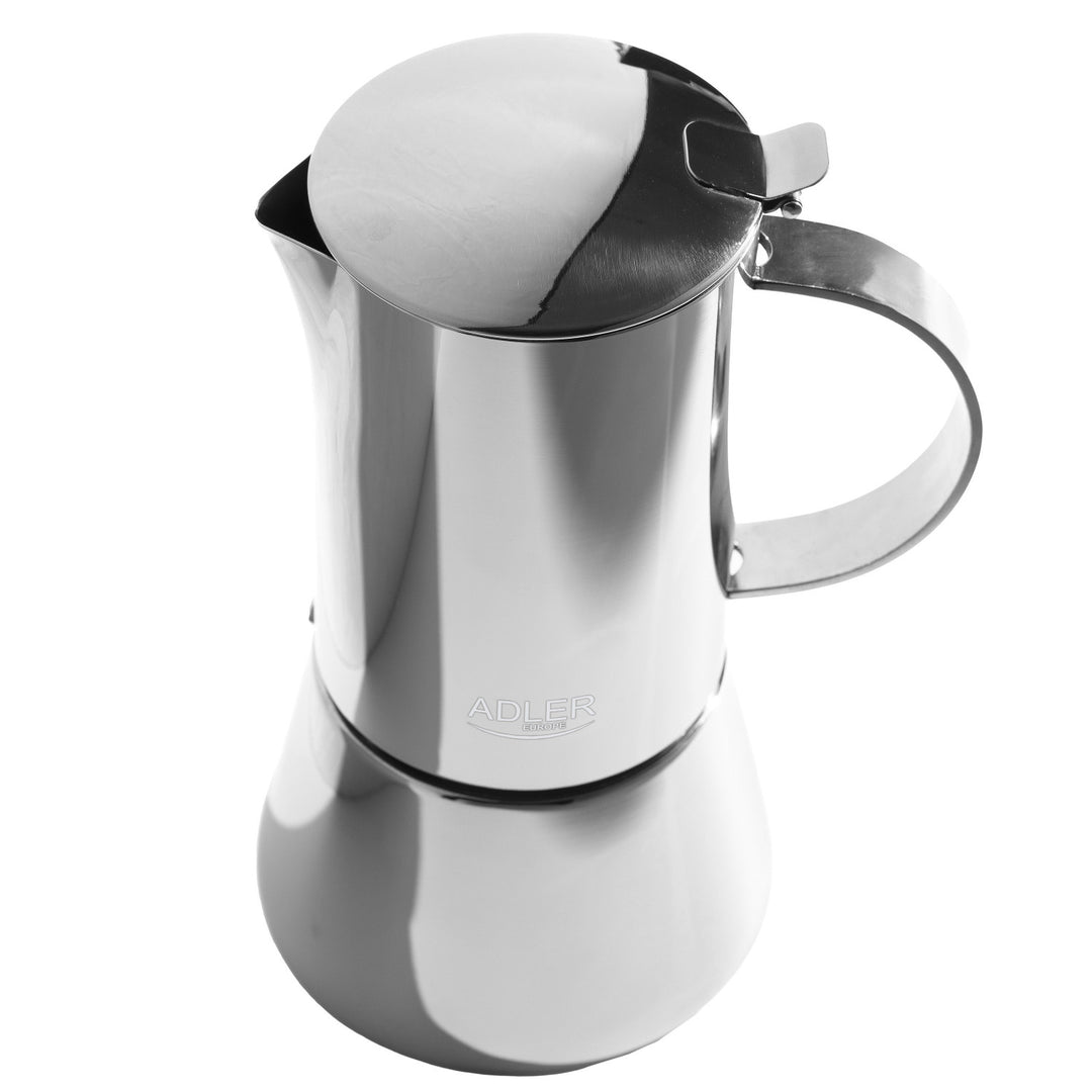 Adler coffee maker, espresso coffee maker, capacity 620 ml, silver steel color, AD 4417