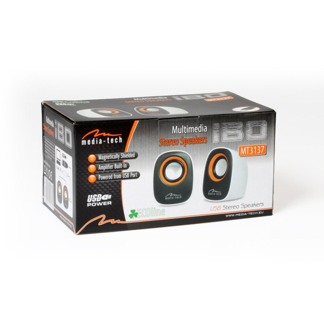 USB-powered 2.0 computer speakers, Media-Tech, MT3137