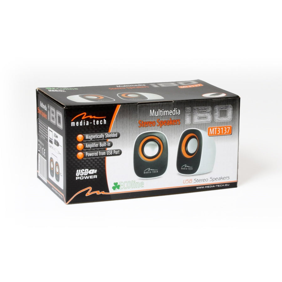 USB-powered 2.0 computer speakers, Media-Tech, MT3137