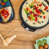 Teesa pancake maker, electric pancake pan, plate diameter 30 cm, power 1200 W, TSA3235