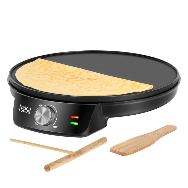 Teesa pancake maker, electric pancake pan, plate diameter 30 cm, power 1200 W, TSA3235