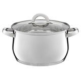 Ambition cookware set, stainless steel, 8 pieces, thick bottom, Berry