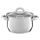 Ambition cookware set, stainless steel, 8 pieces, thick bottom, Berry
