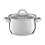 Ambition cookware set, stainless steel, 8 pieces, thick bottom, Berry