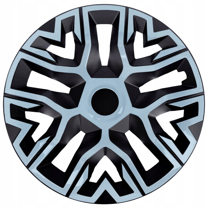 Universal wheel covers 16'' NRM The Best Bicolor azure/black 4 pieces