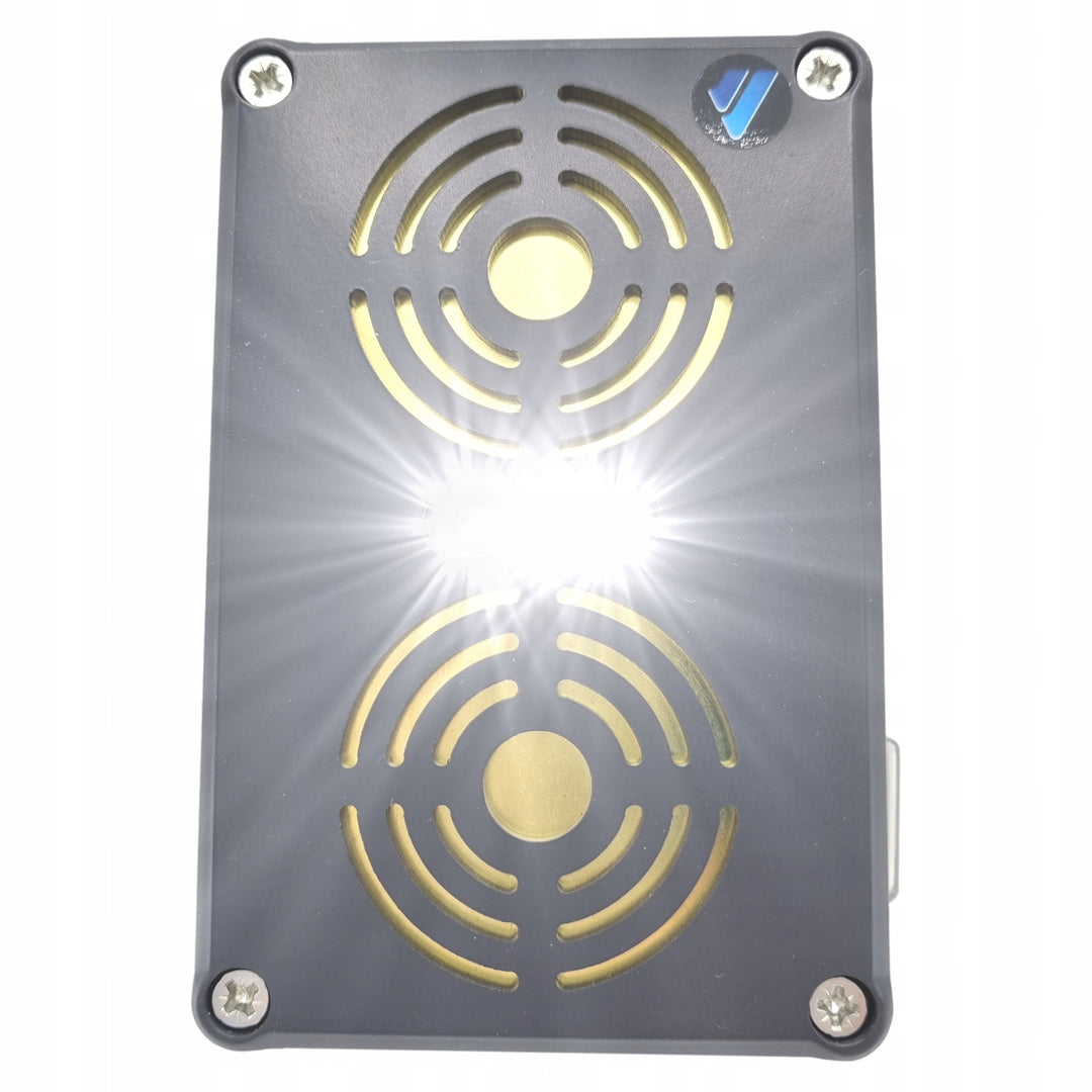 Viano rodent, martens, mice, and rat repeller, ultrasonic generator, two speakers, Waterstrob