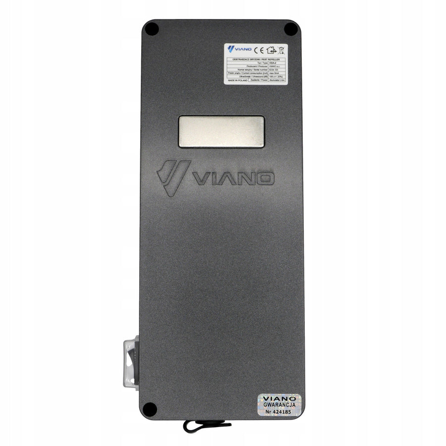 Viano rodent, martens, mice, and rat repeller, four ultrasonic emitters, 4Ah Li-ion battery, King