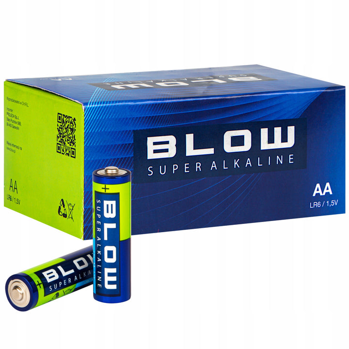 Alkaline AA Blow batteries, LR6, voltage 1.5V, set of 40 pieces