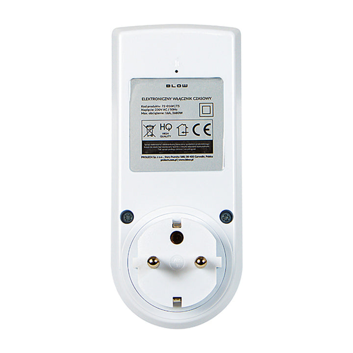 Blow digital timer programmer, LCD display, accuracy +/- 1 minute per month, 16 different operating combinations, 72-016#