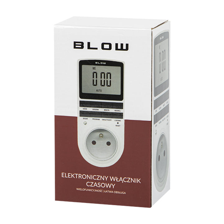 Blow digital timer programmer, LCD display, accuracy +/- 1 minute per month, 16 different operating combinations, 72-016#