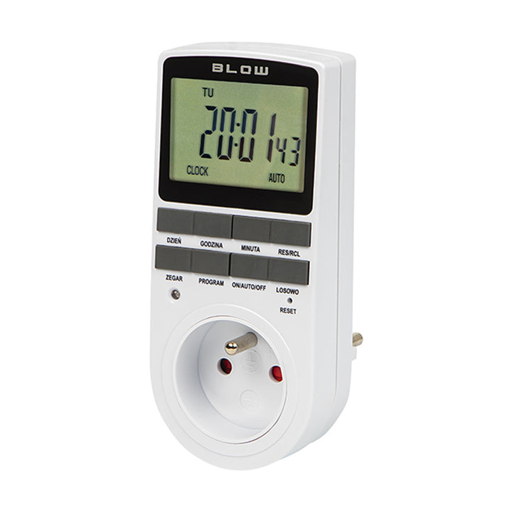 Blow digital timer programmer, LCD display, accuracy +/- 1 minute per month, 16 different operating combinations, 72-016#