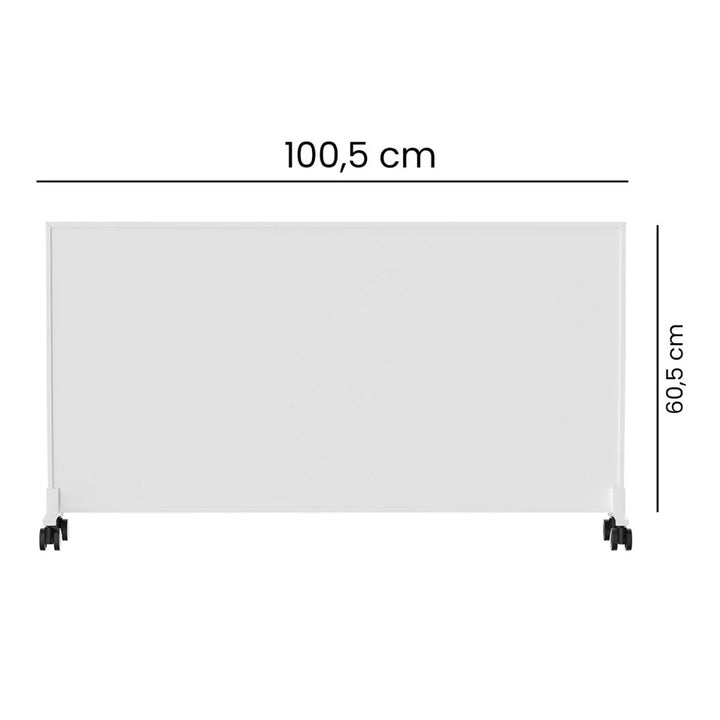 Cronos infrared heater, 800W, ideal for allergy sufferers, matte surface, ultra-thin, built-in thermostat and remote control via phone or remote control, Carbon P800 TWP
