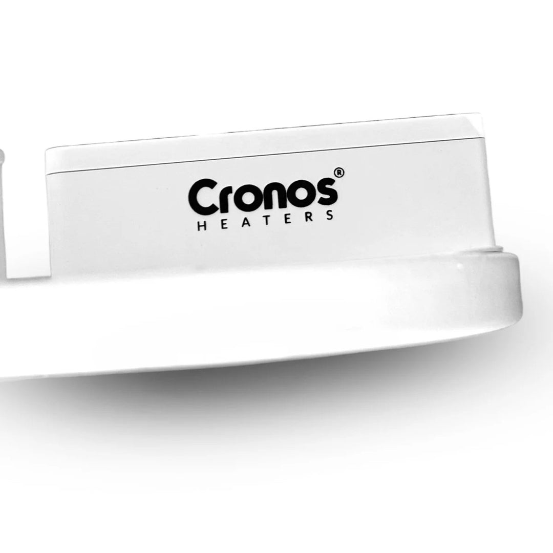 Cronos electric heater, white, 450W power, heats rooms up to 14m2, built-in thermostat, remote control, open window detection function, legs included, WFH-450TW