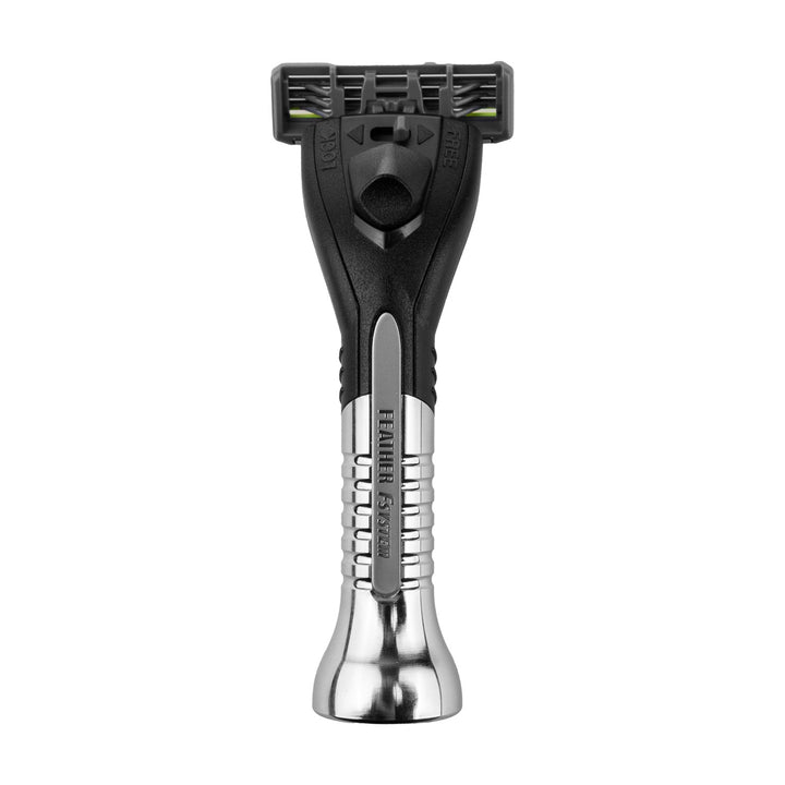 Feather Butler PF-BT razor with replaceable blades, 3 cartridges