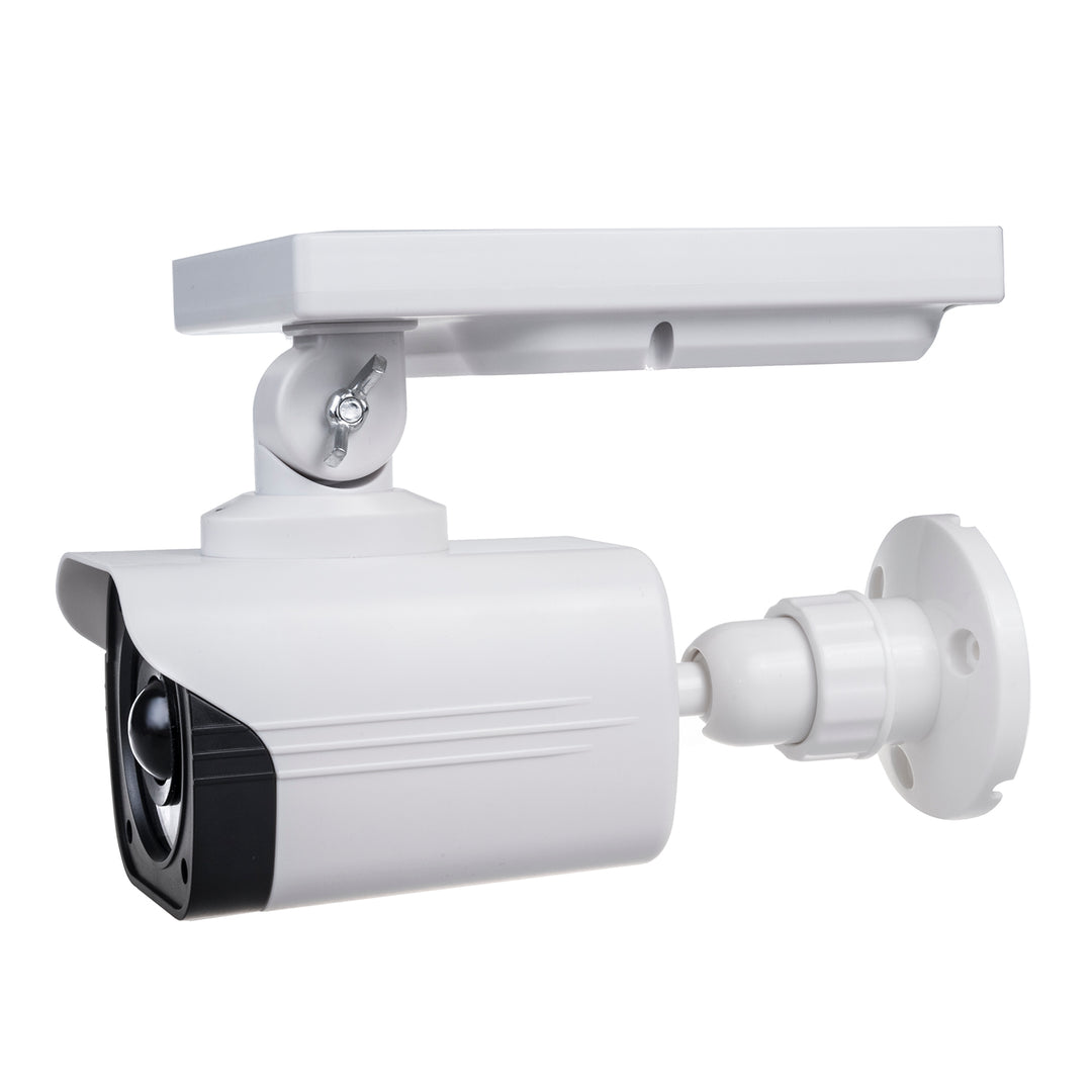 Solar camera dummy, flashing LED, motion sensor, LED lighting, free sticker, SOL1800S, 2 pieces