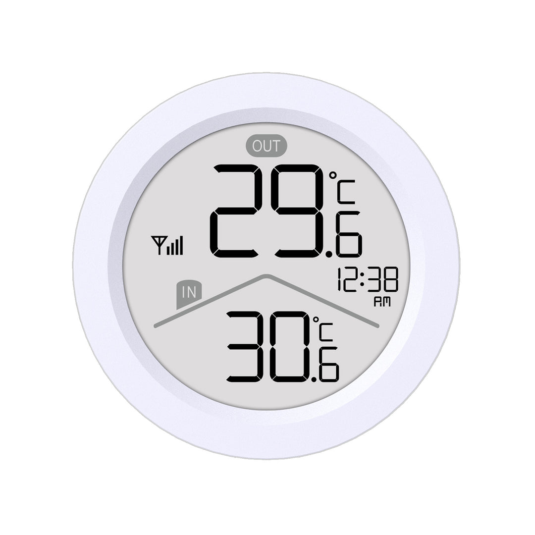 GreenBlue wireless weather station, IN/OUT temperature, clock, °C/°F selectable, range up to 60 m, GB162, 4x AAA battery