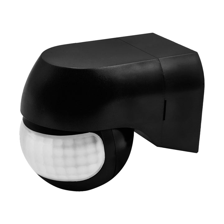 Maclean 12-24V PIR Motion Sensor, infrared, IP44, black, 12m range, max. load 60/120W, MCE623 B