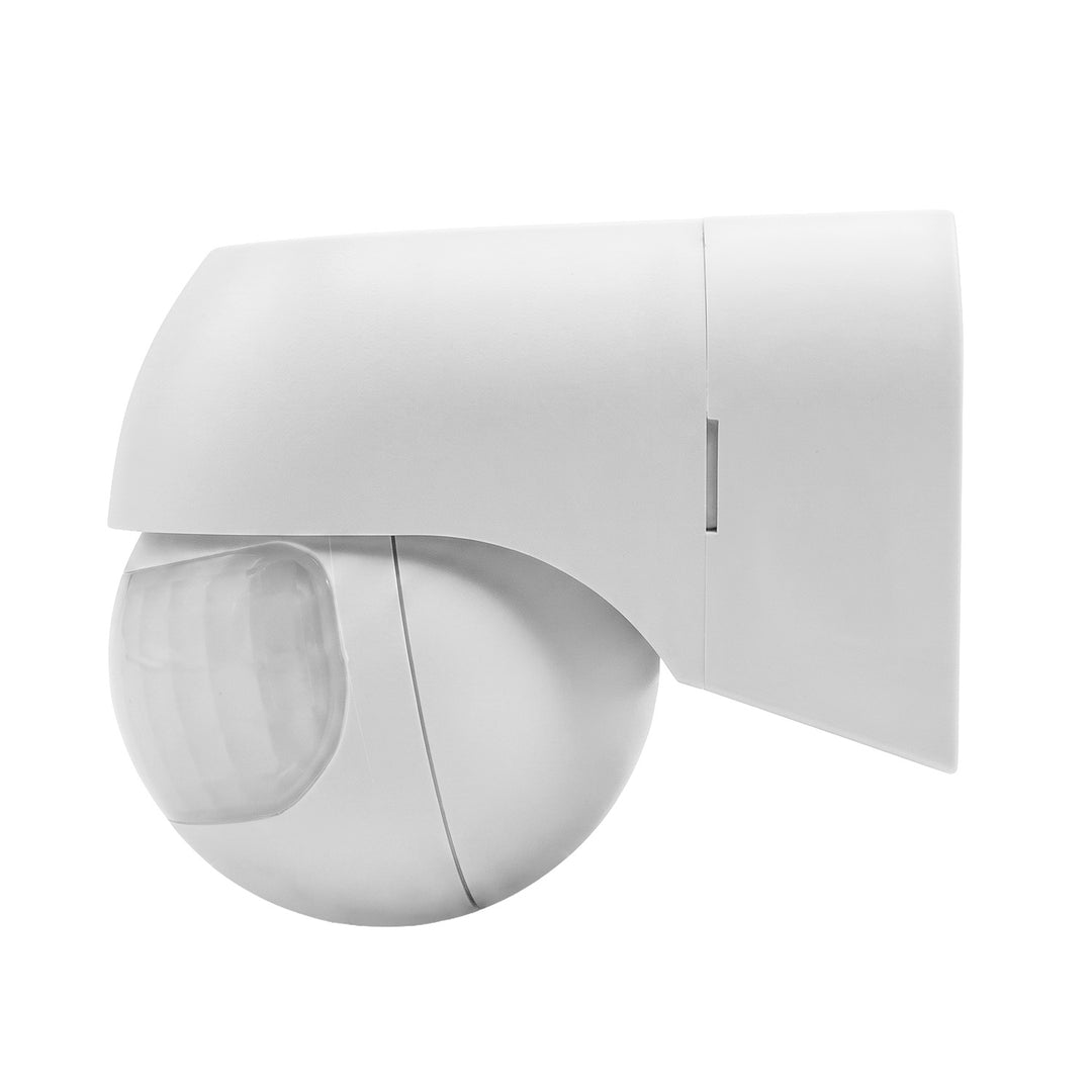 Maclean 12-24V PIR Motion Sensor, Infrared, IP44, White, 12m Range, Max. Load 60/120W, MCE623 W