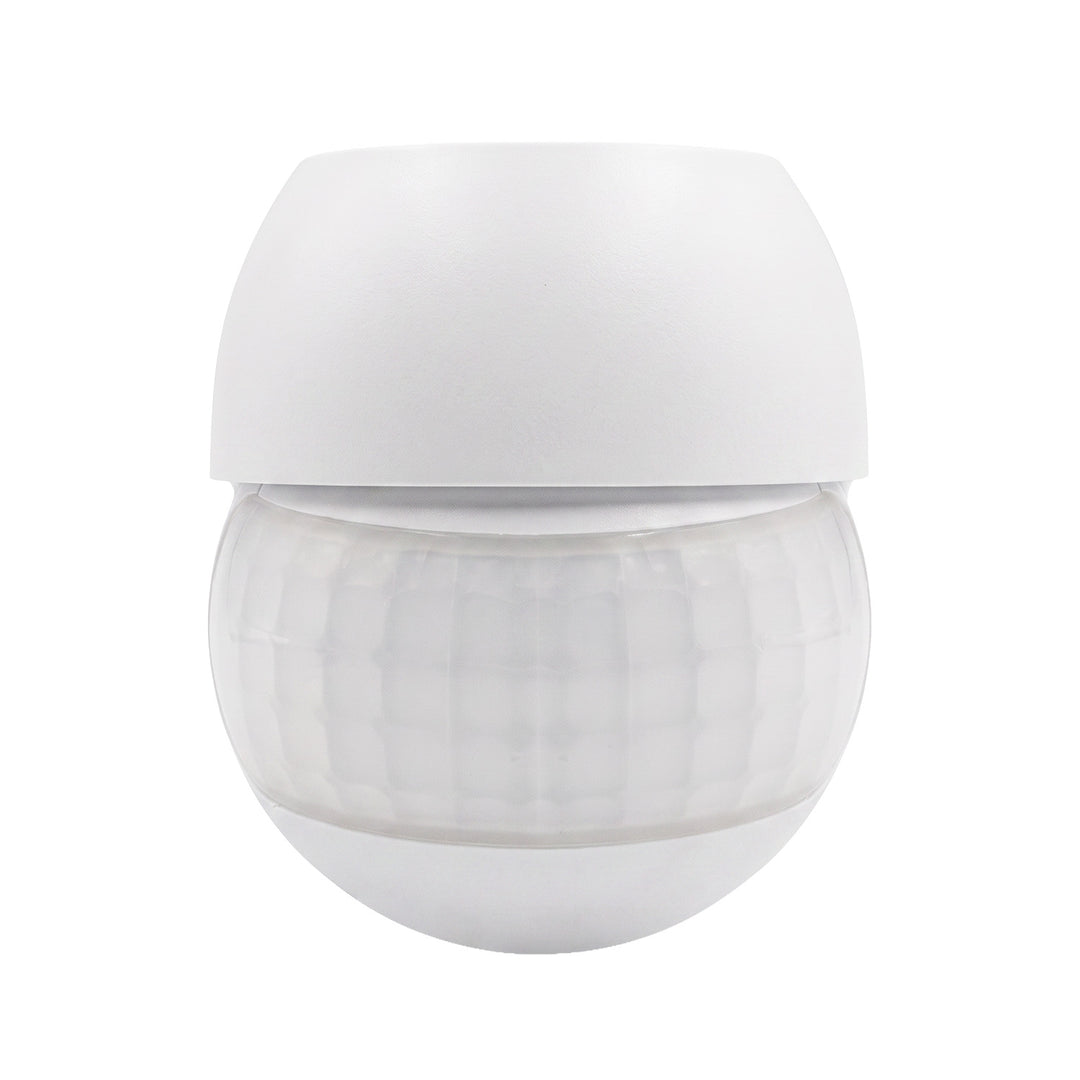 Maclean 12-24V PIR Motion Sensor, Infrared, IP44, White, 12m Range, Max. Load 60/120W, MCE623 W
