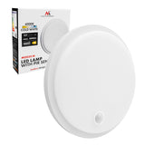 Maclean LED Lamp with Motion Sensor, PIR Sensor, White, 10W/15W/18W, IP65, Adjustable Color Temperature 3000K/4000K/6000K, MCE535 W
