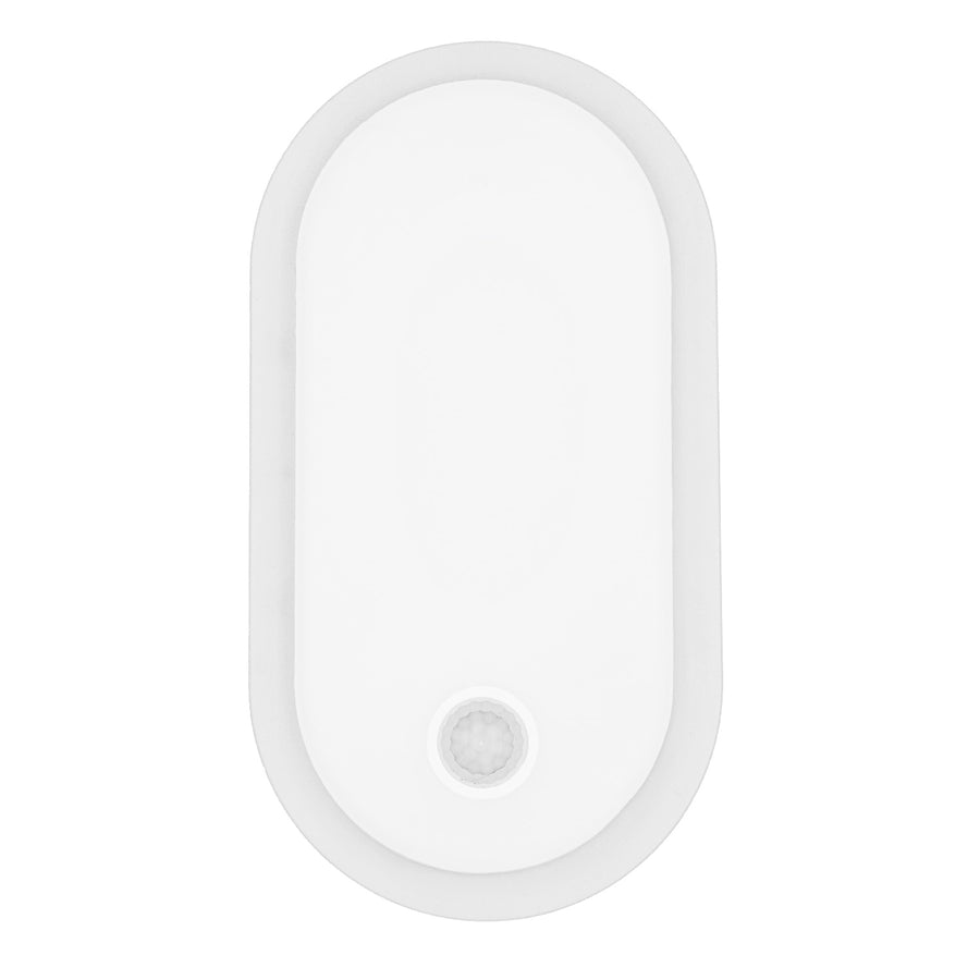 Maclean LED Light with Motion Sensor, PIR Sensor, White, 10W/15W/18W, IP65, Color Temperature Adjustable (3000K/4000K/6000K), MCE534 W