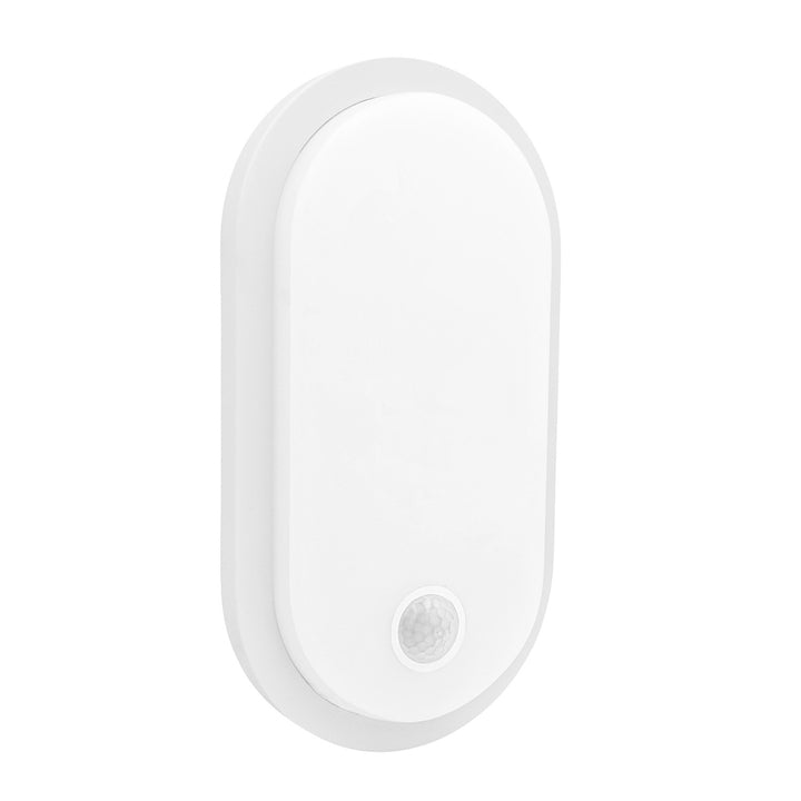 Maclean LED Light with Motion Sensor, PIR Sensor, White, 10W/15W/18W, IP65, Color Temperature Adjustable (3000K/4000K/6000K), MCE534 W