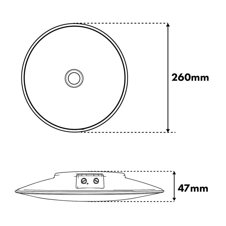 Maclean LED Ceiling Light with PIR Sensor, 15W, 1300 lm, IP54, 220–240 V~ 50/60 Hz, MCE537