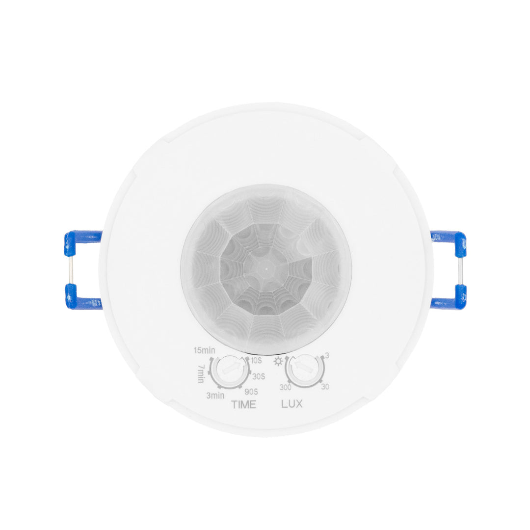 Maclean PIR Motion Sensor, Flush-Mount, 8 m Range, 600 W/1200 W, 220–240 V AC, 50/60 Hz, MCE821