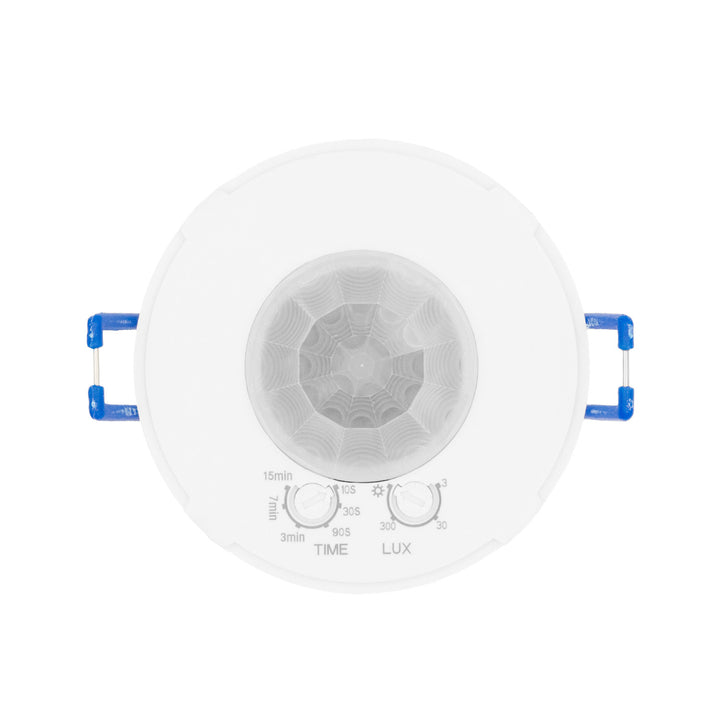 Maclean PIR Motion Sensor, Flush-Mount, 8 m Range, 600 W/1200 W, 220–240 V AC, 50/60 Hz, MCE821
