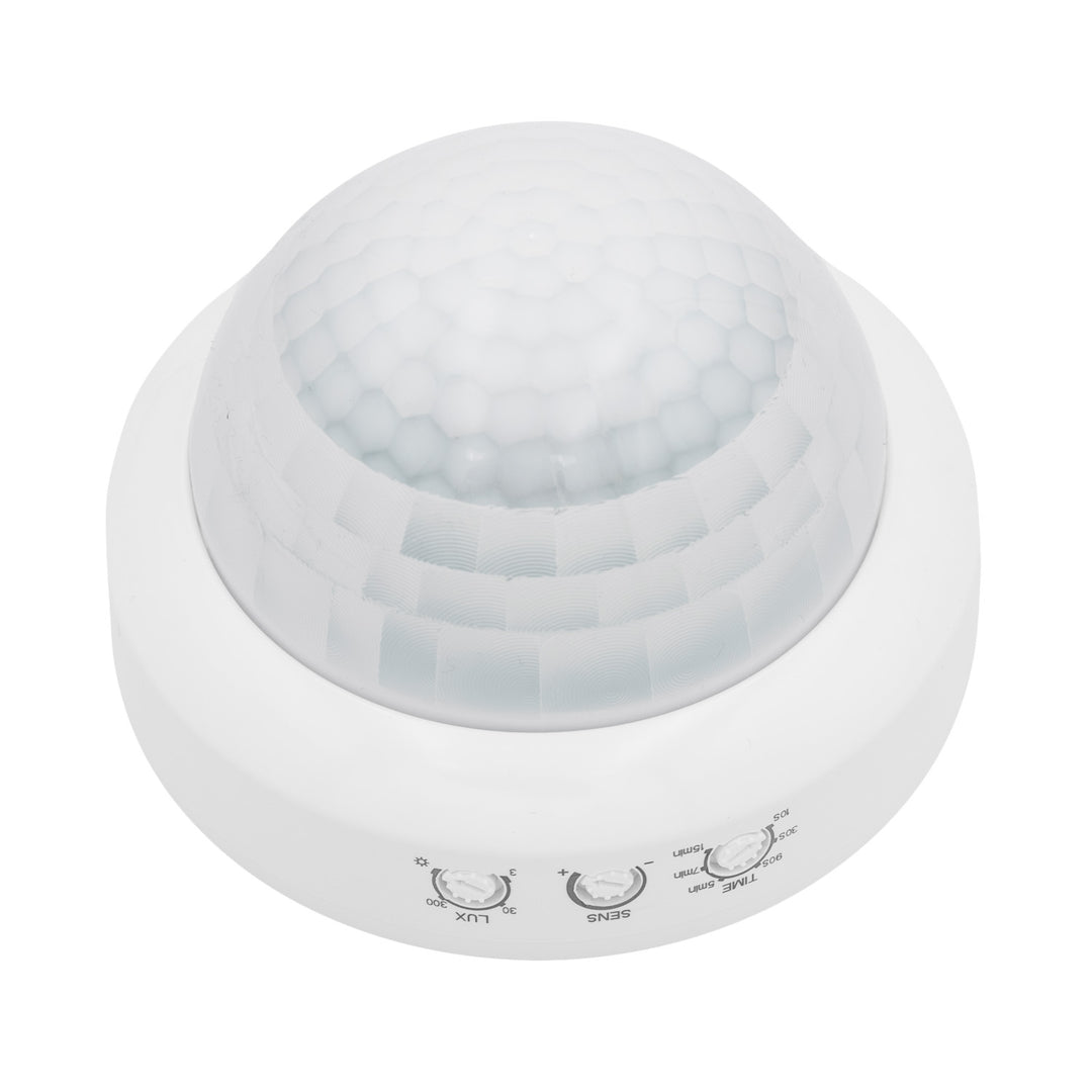 Maclean PIR Motion Sensor, Surface-Mount, Range 10x40m, 1000W/2000W, 220-240V AC, 50/60Hz, MCE823
