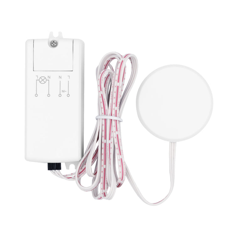 Maclean Flush-Mount Touch Switch, <40 mm, 110–240 V AC, max. load 600 W for LEDs, MCE824