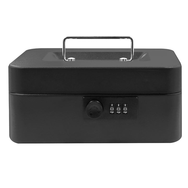 Tracer cash box, carrying handle, hidden compartment, black, Cash Saver