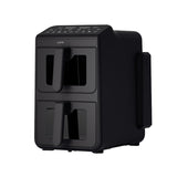 LAFE oil-free fryer, air fryer, 2 compartments, 5 L, 2460 W, LCD display, Dual Fry