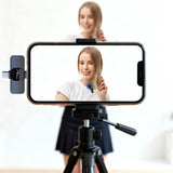MICRO-MIC DUO - 2x wireless lapel microphone (set), clip-on, iOS & Android (OTG), mini, super-sensitive. USB-C & LIGHTNING, Mediatech