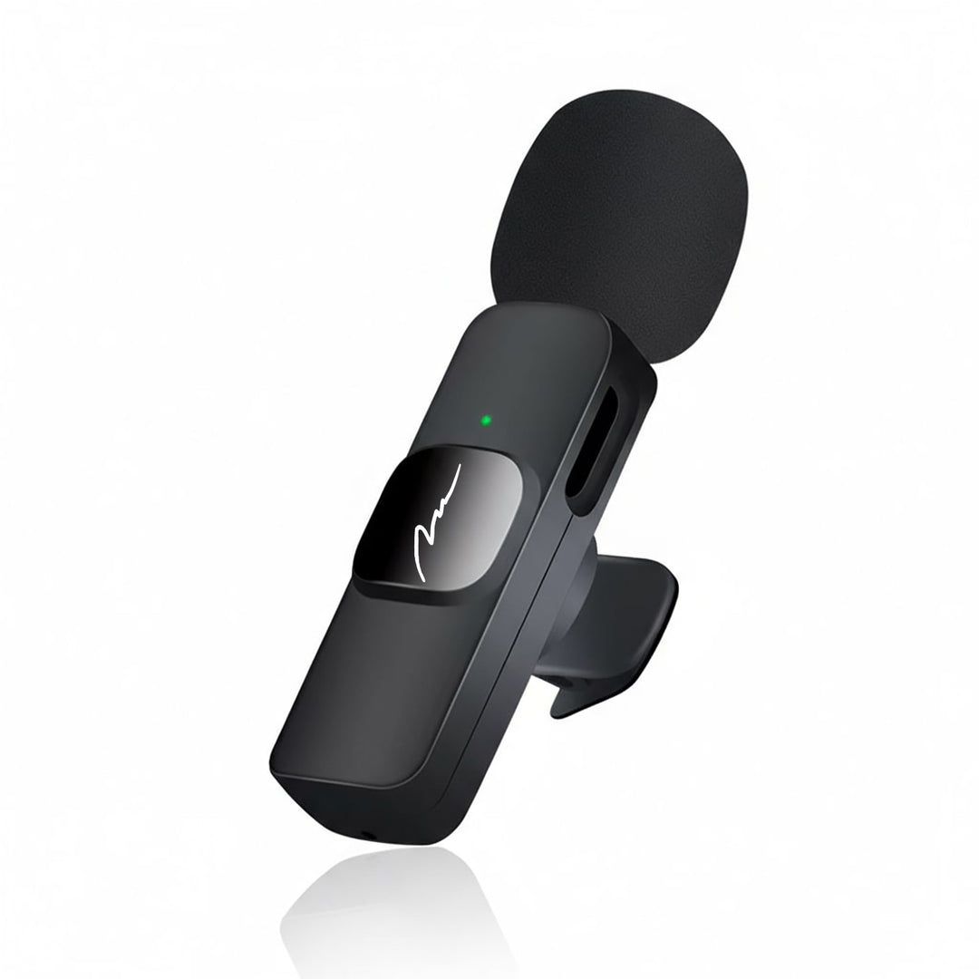 MICRO-MIC DUO - 2x wireless lapel microphone (set), clip-on, iOS & Android (OTG), mini, super-sensitive. USB-C & LIGHTNING, Mediatech