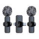 MICRO-MIC DUO - 2x wireless lapel microphone (set), clip-on, iOS & Android (OTG), mini, super-sensitive. USB-C & LIGHTNING, Mediatech