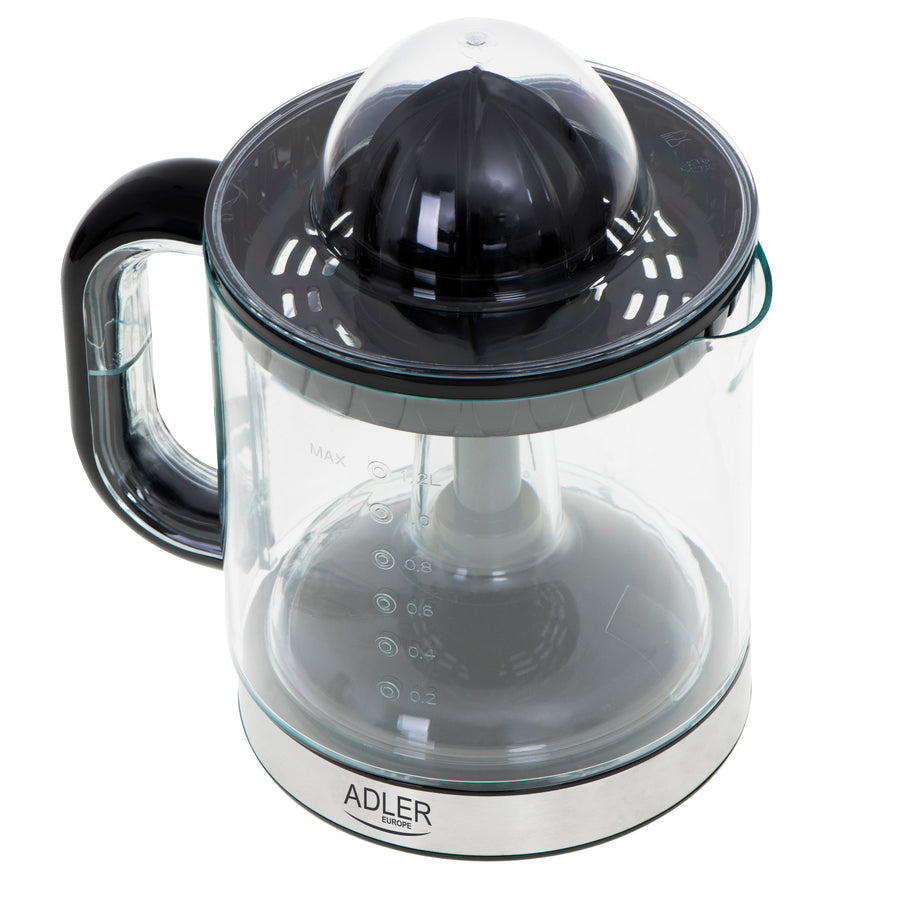 Adler citrus juicer, capacity 1.2 l, maximum power 60 W, black, AD 4012