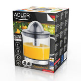 Adler citrus juicer, capacity 1.2 l, maximum power 60 W, black, AD 4012