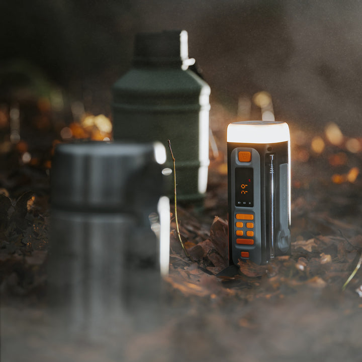 Adler emergency radio, with solar panel, crank and power bank, Bluetooth 5.0, 4W LED flashlight, 4500 mAh, AD 1920