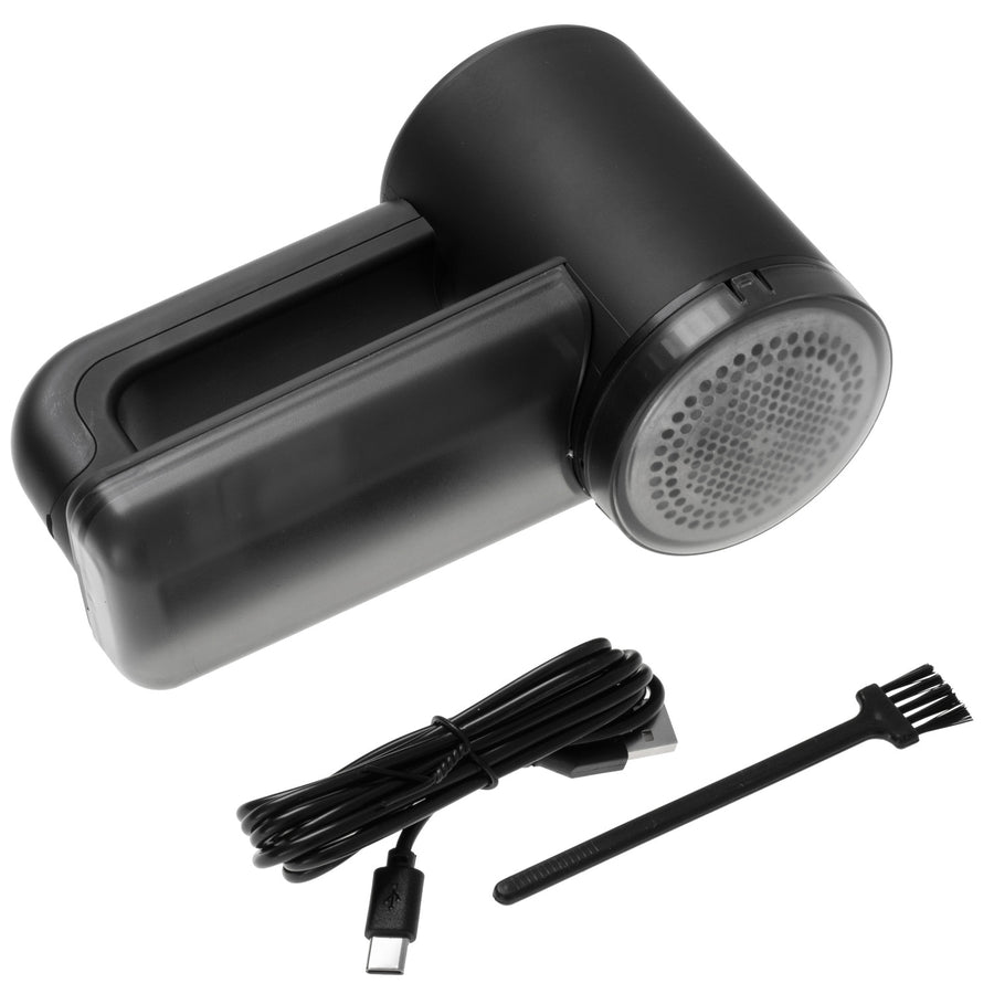 Adler fabric shaver, LCD display, 3 operating speeds, black, AD 9617 black