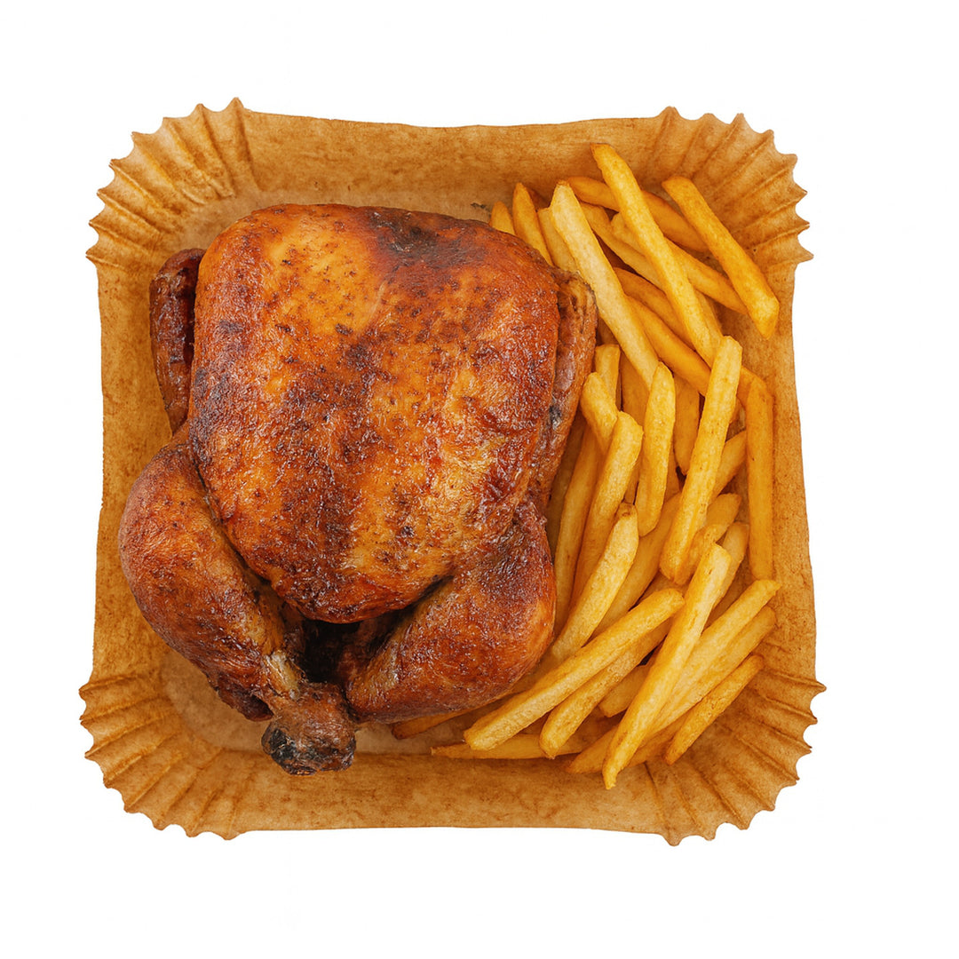 Paper inserts for Adler deep fryer, 16 cm, up to 240°C, biodegradable, 100 pieces, AD 6731