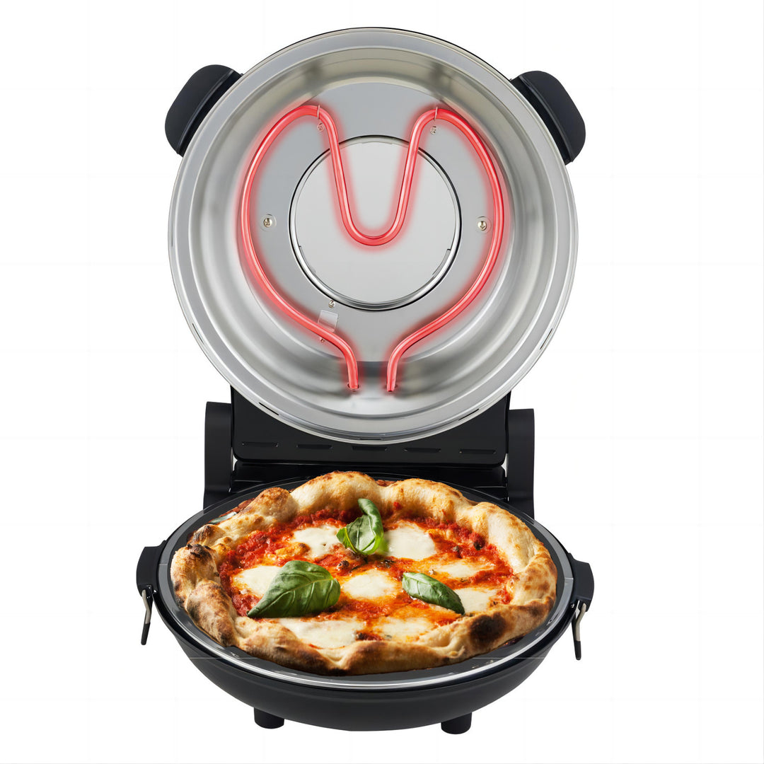 Adler pizza oven, temperature control up to 400°C, ceramic stone, two heating elements, AD 6314