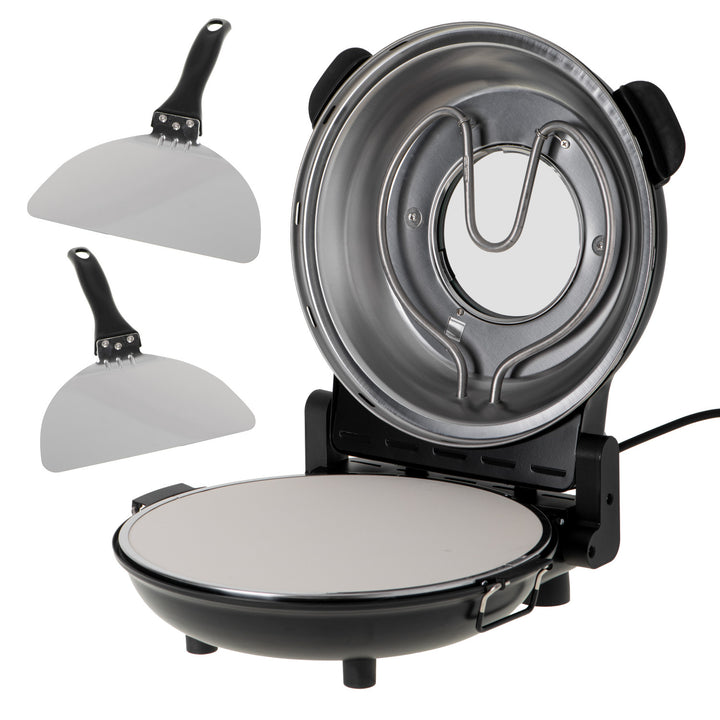 Adler pizza oven, temperature control up to 400°C, ceramic stone, two heating elements, AD 6314