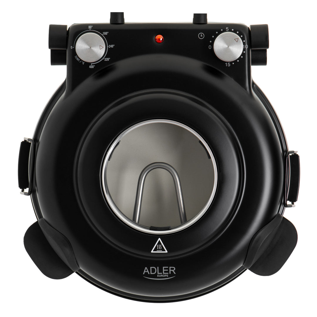 Adler pizza oven, temperature control up to 400°C, ceramic stone, two heating elements, AD 6314