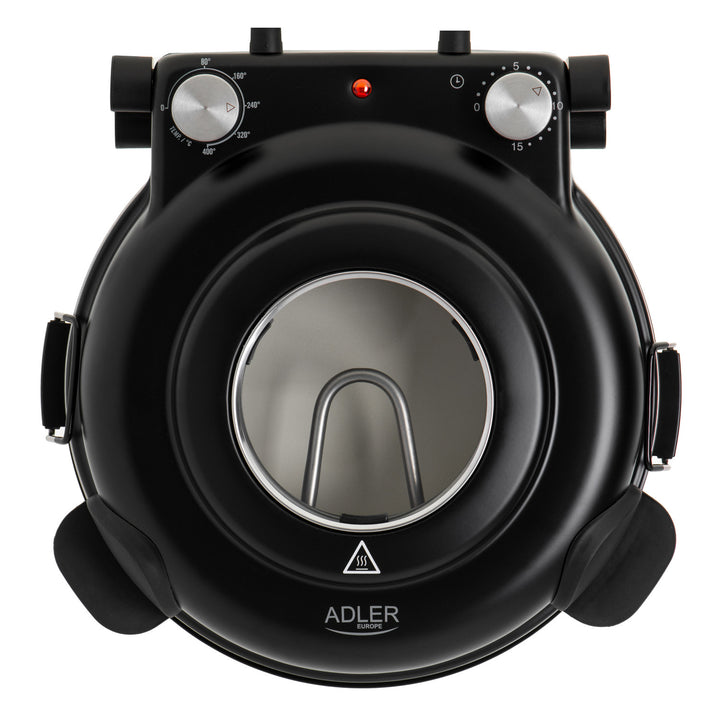 Adler pizza oven, temperature control up to 400°C, ceramic stone, two heating elements, AD 6314